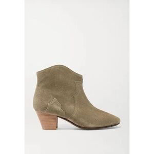 Isabel Marant Étoile The Dicker 100% Suede Leather Light Brown Ankle Boots 5.5